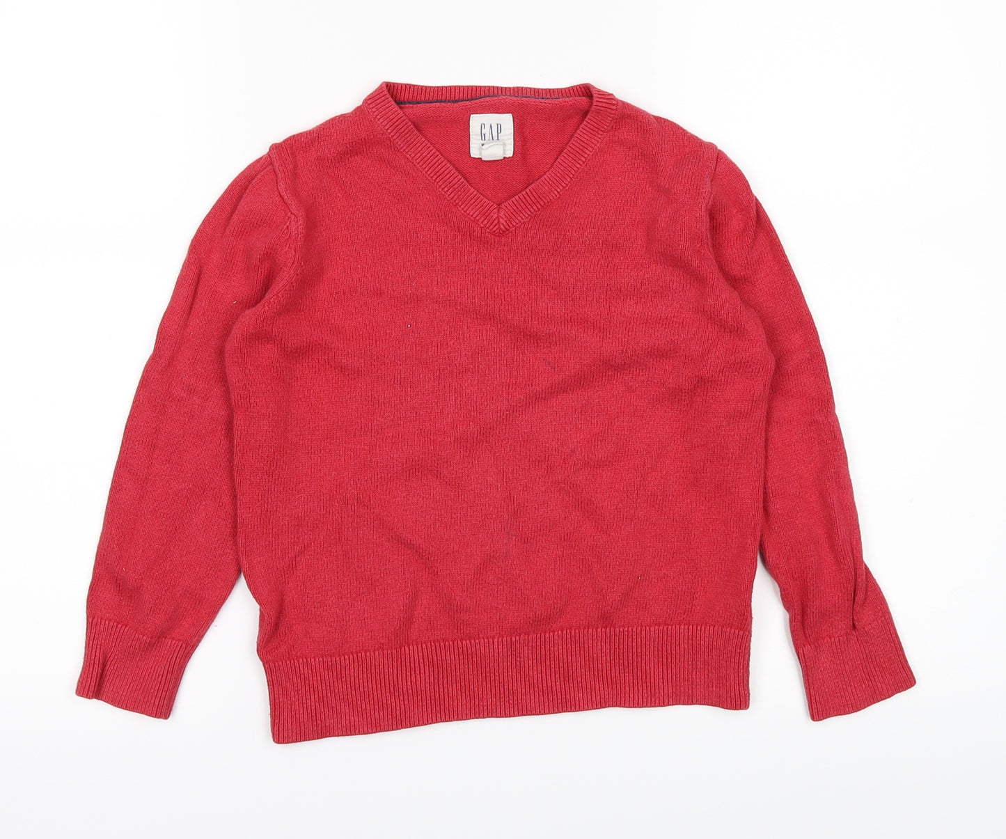 Gap Boys Red   Pullover Jumper Size 6-7 Years