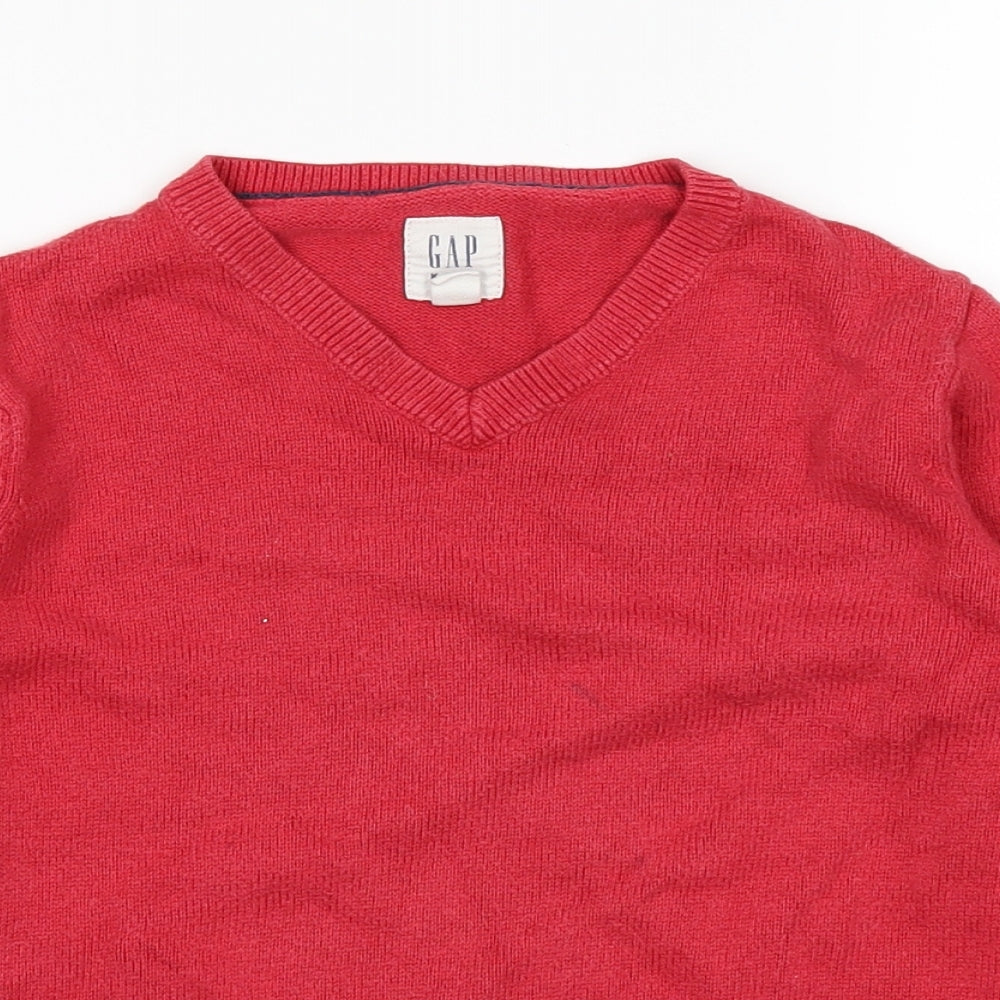 Gap Boys Red   Pullover Jumper Size 6-7 Years