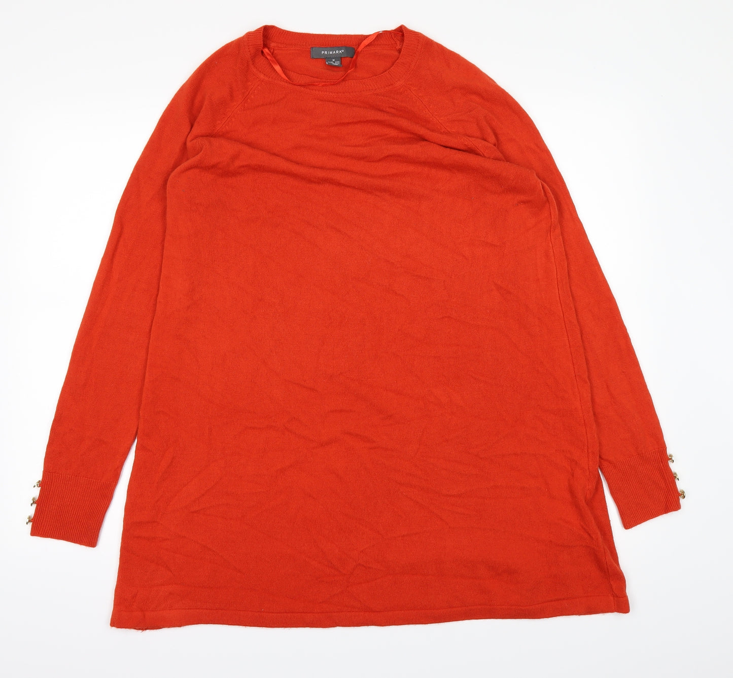 Primark Womens Orange   T-Shirt Dress  Size 12