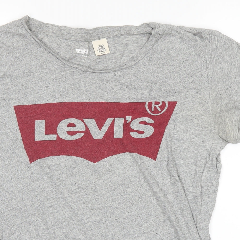 Levi's Mens Grey    T-Shirt Size S