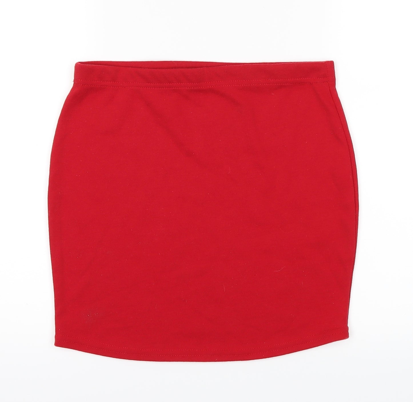 Missguided Womens Red   Mini Skirt Size 10