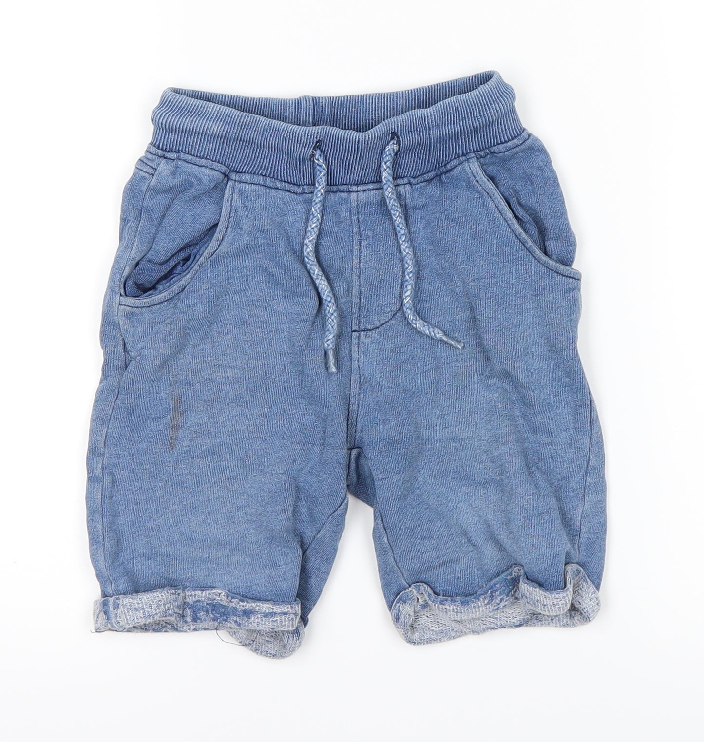 John Lewis Boys Blue   Sweat Shorts Size 3 Years