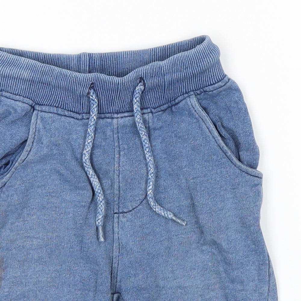 John Lewis Boys Blue   Sweat Shorts Size 3 Years