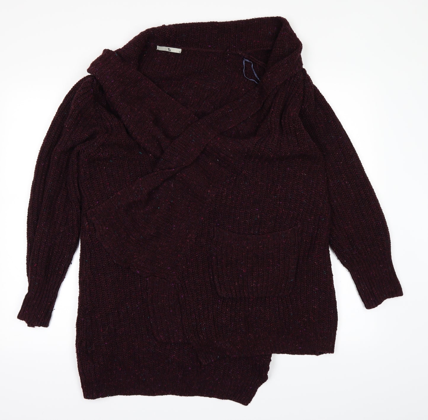 TU Womens Purple   Cardigan Jumper Size M