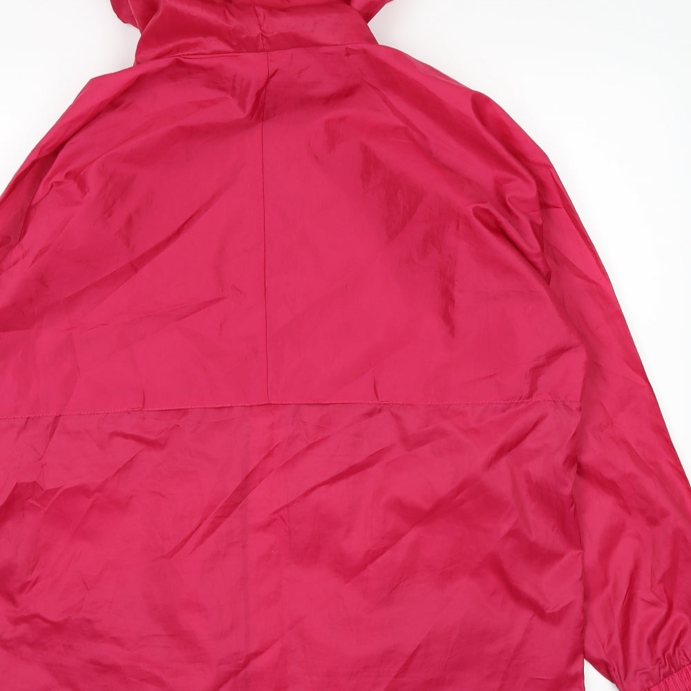 Embargo Womens Red   Windbreaker Coat Size 12