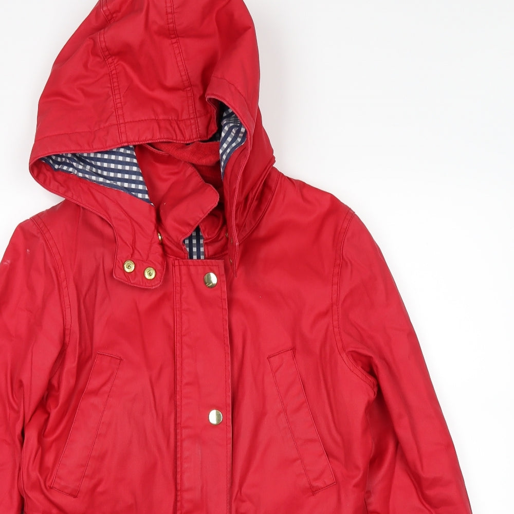 F&F Womens Red   Rain Coat Coat Size 10
