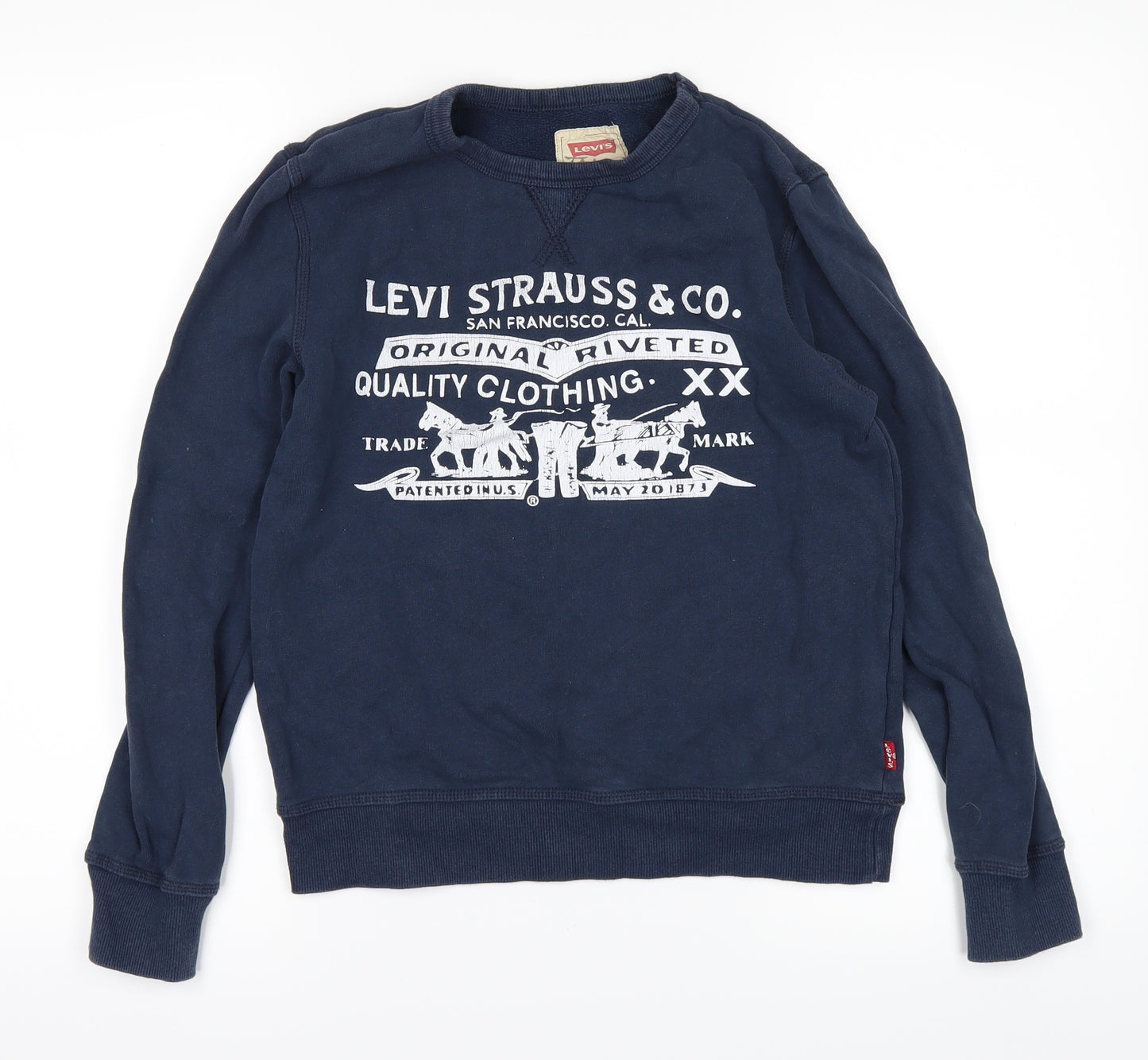 Levi's Girls Blue   Pullover Jumper Size 12 Years