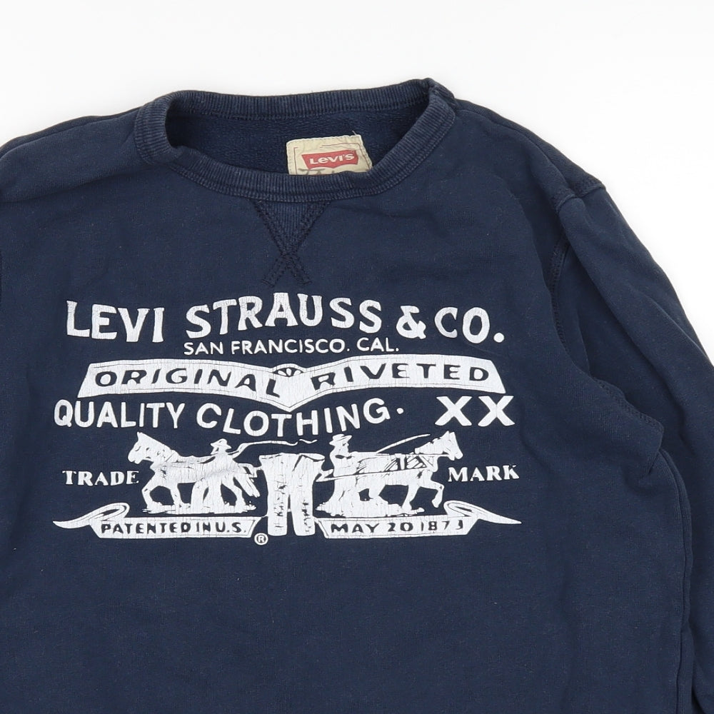 Levi's Girls Blue   Pullover Jumper Size 12 Years