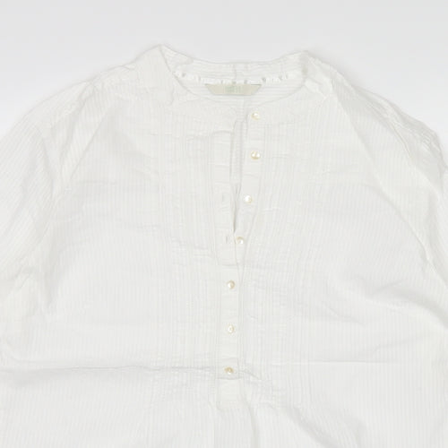 Marks and Spencer Womens White   Basic T-Shirt Size 14