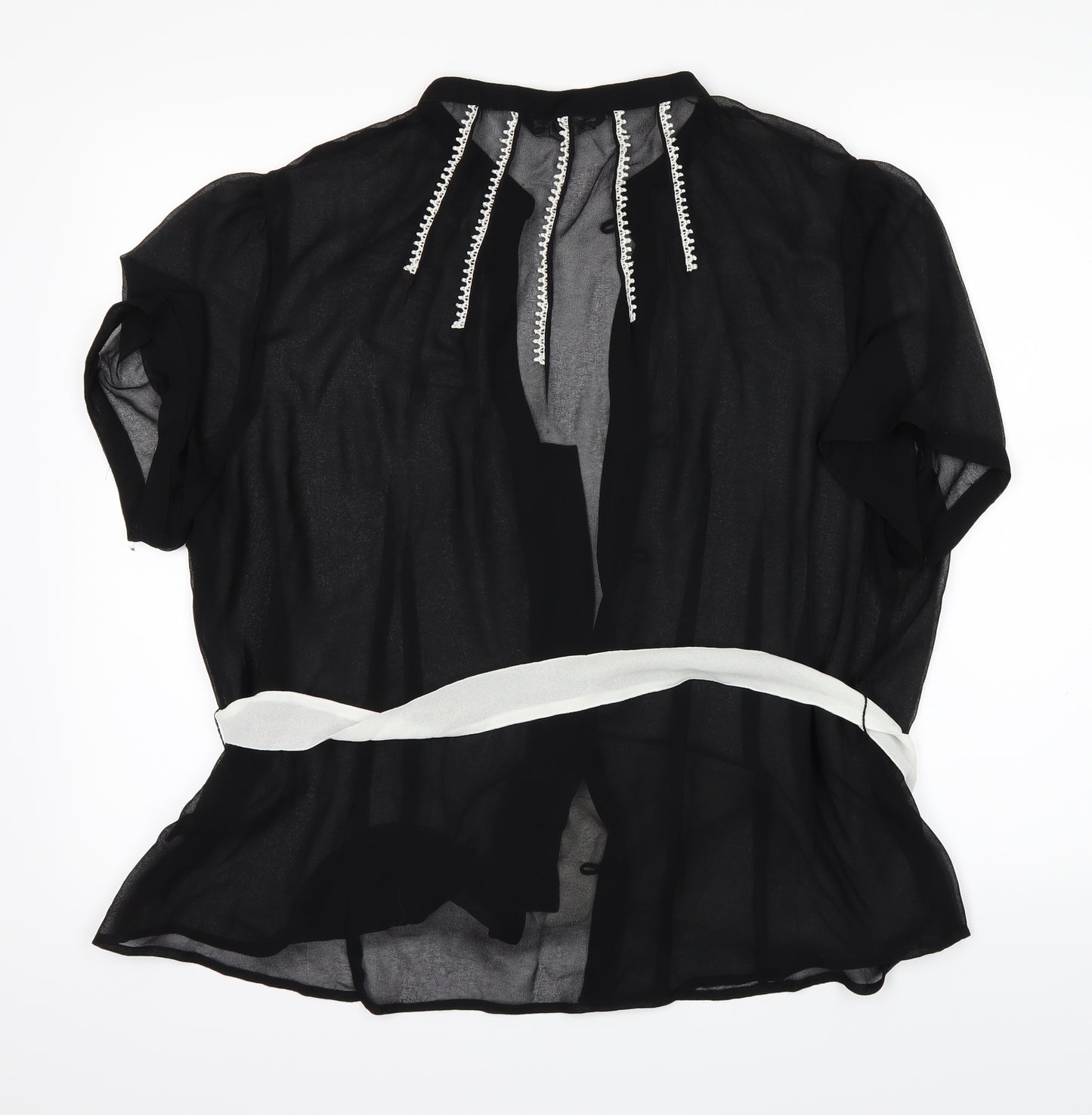 Joanna Womens Black   Cardigan Jumper Size 24