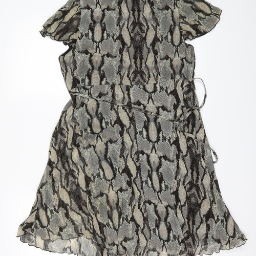 BHS Womens Green Camouflage  A-Line  Size 14