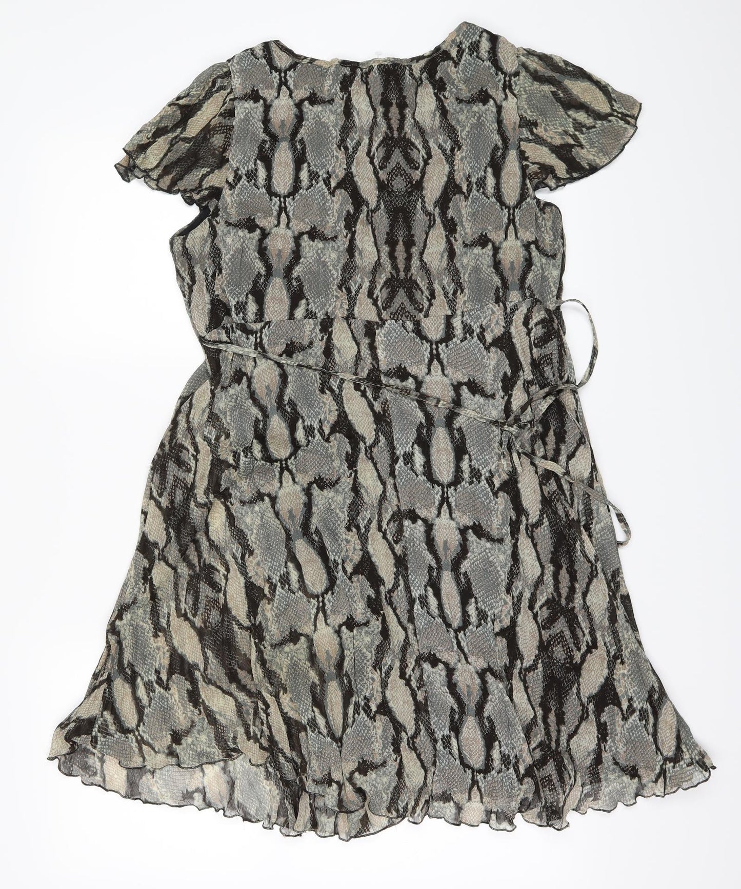 BHS Womens Green Camouflage  A-Line  Size 14