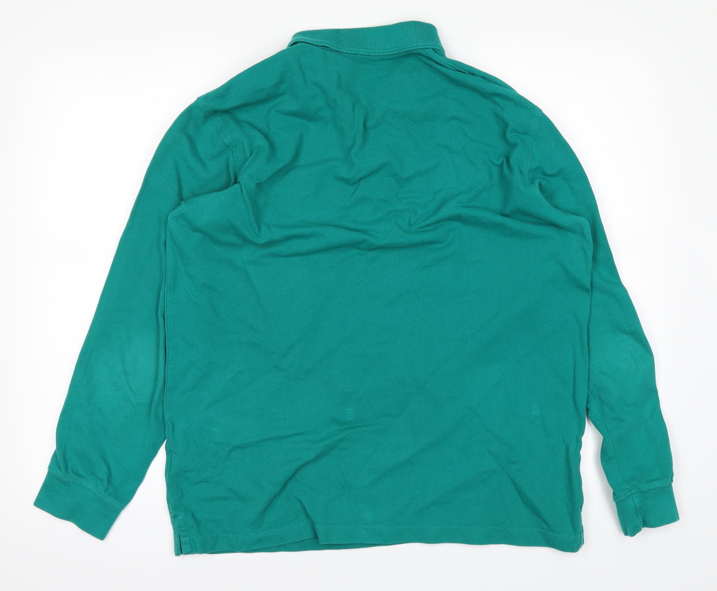 Cotton Traders Mens Green    Polo Size M