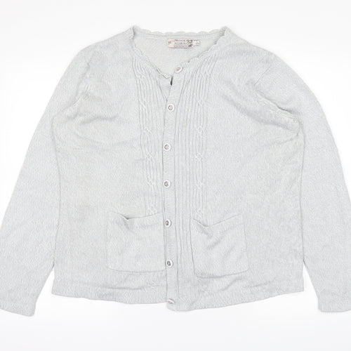 Honor Millburn Womens Grey   Cardigan Jumper Size 18