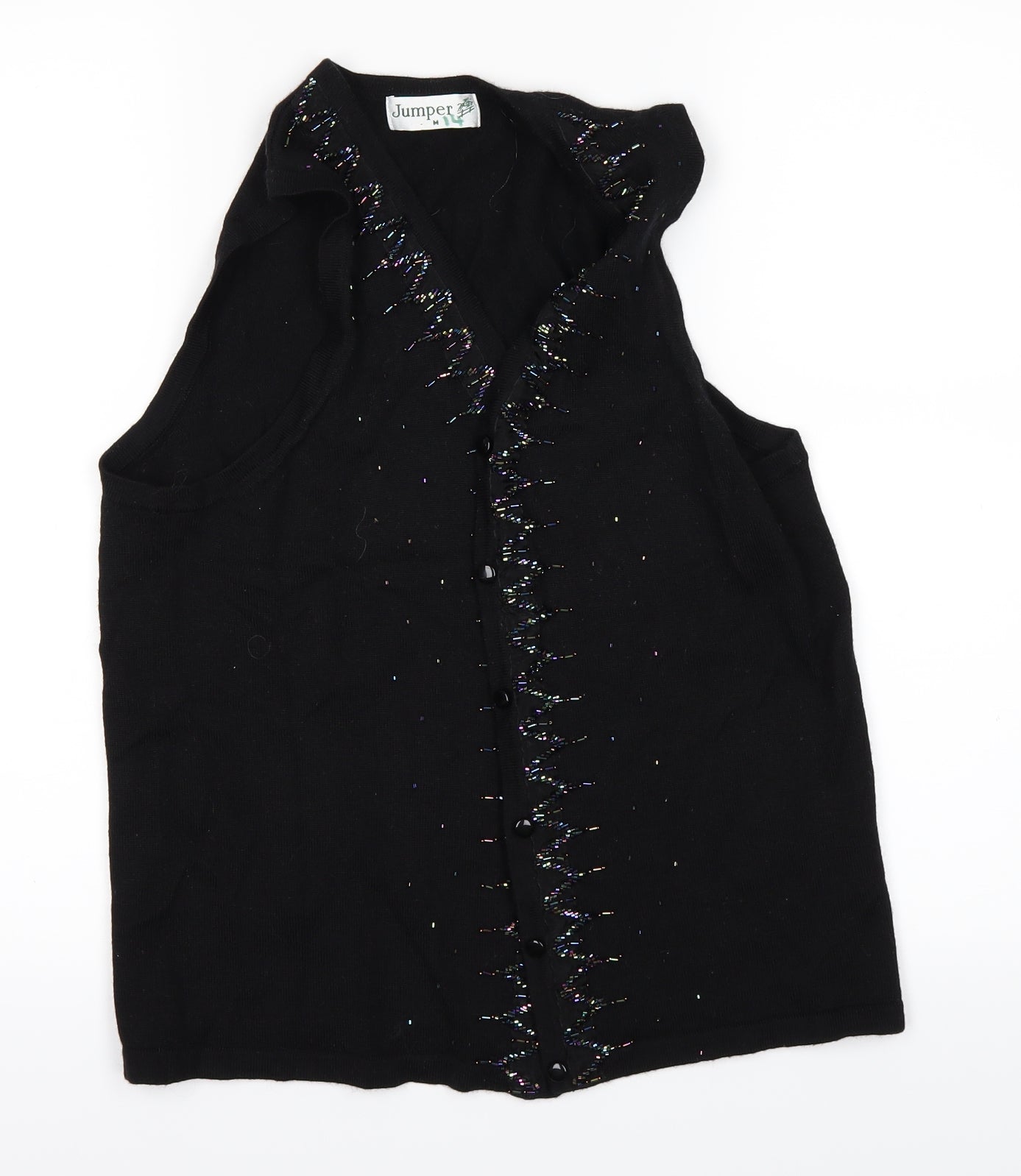 Jumper Womens Black   Cardigan Jumper Size M