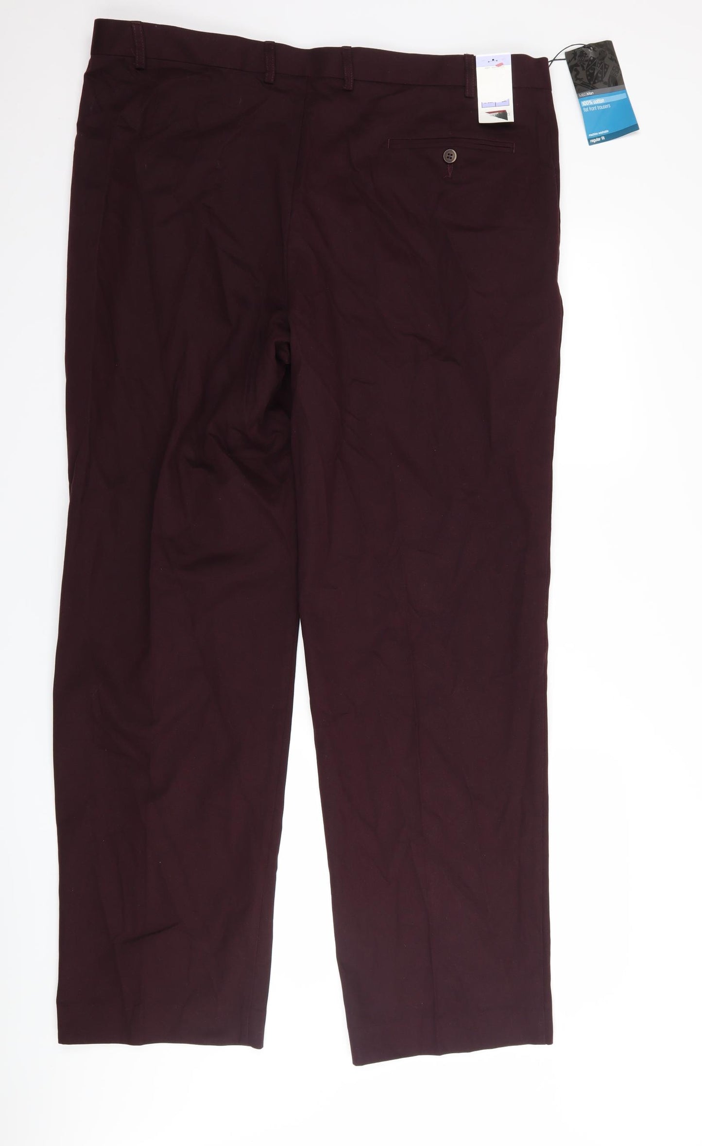 Marks and Spencer Mens Purple   Trousers  Size 40 L33 in