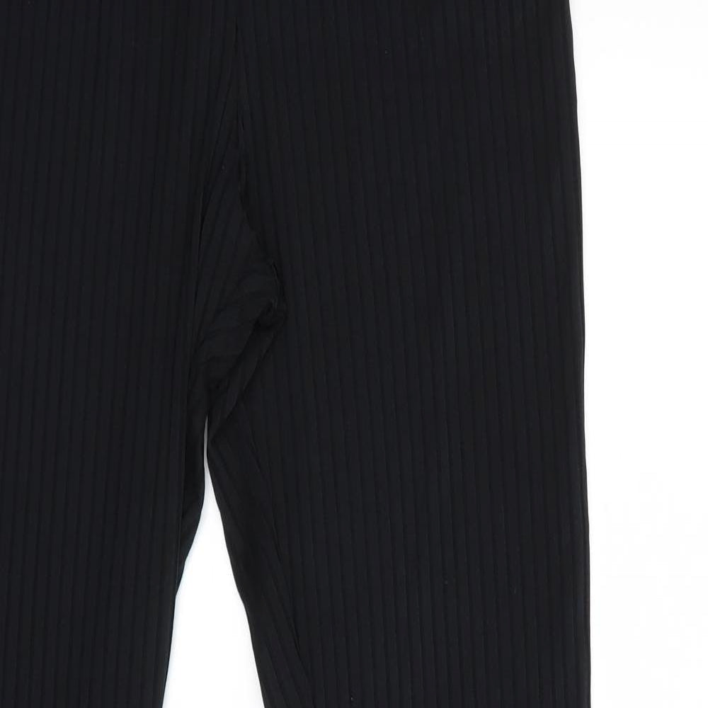 New Look Womens Black   Trousers  Size 12 L32 in