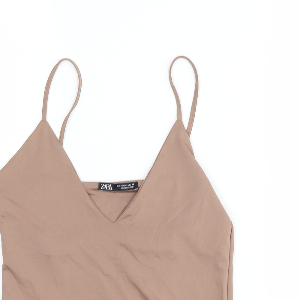 Zara Womens Brown   Camisole Tank Size S