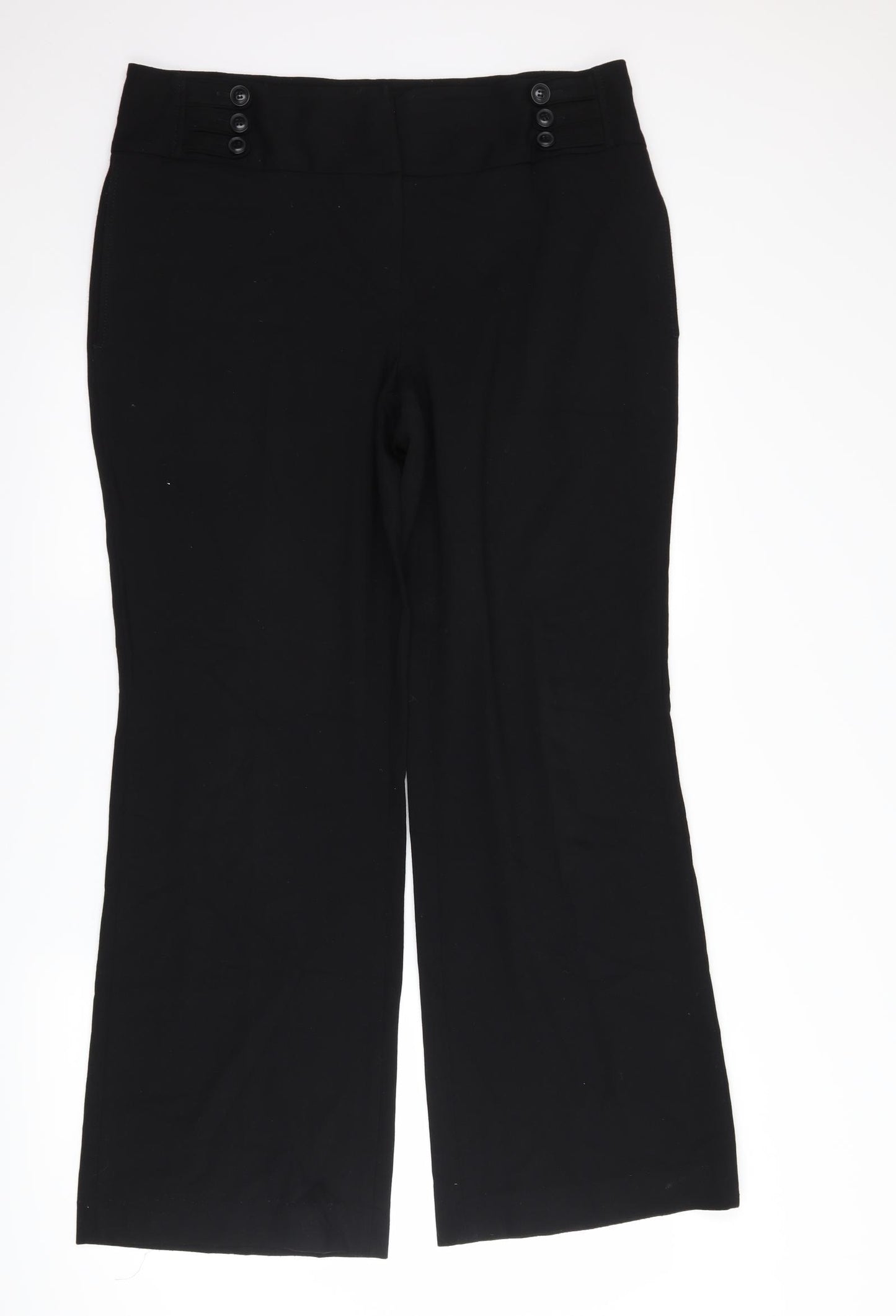 NEXT Womens Black   Trousers  Size 14 L30 in