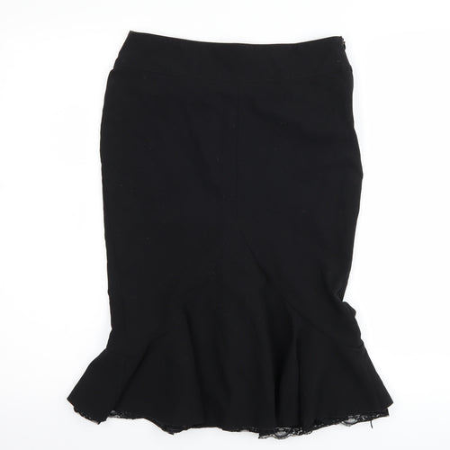 Ad Lib Womens Black   Tulip Skirt Size 8