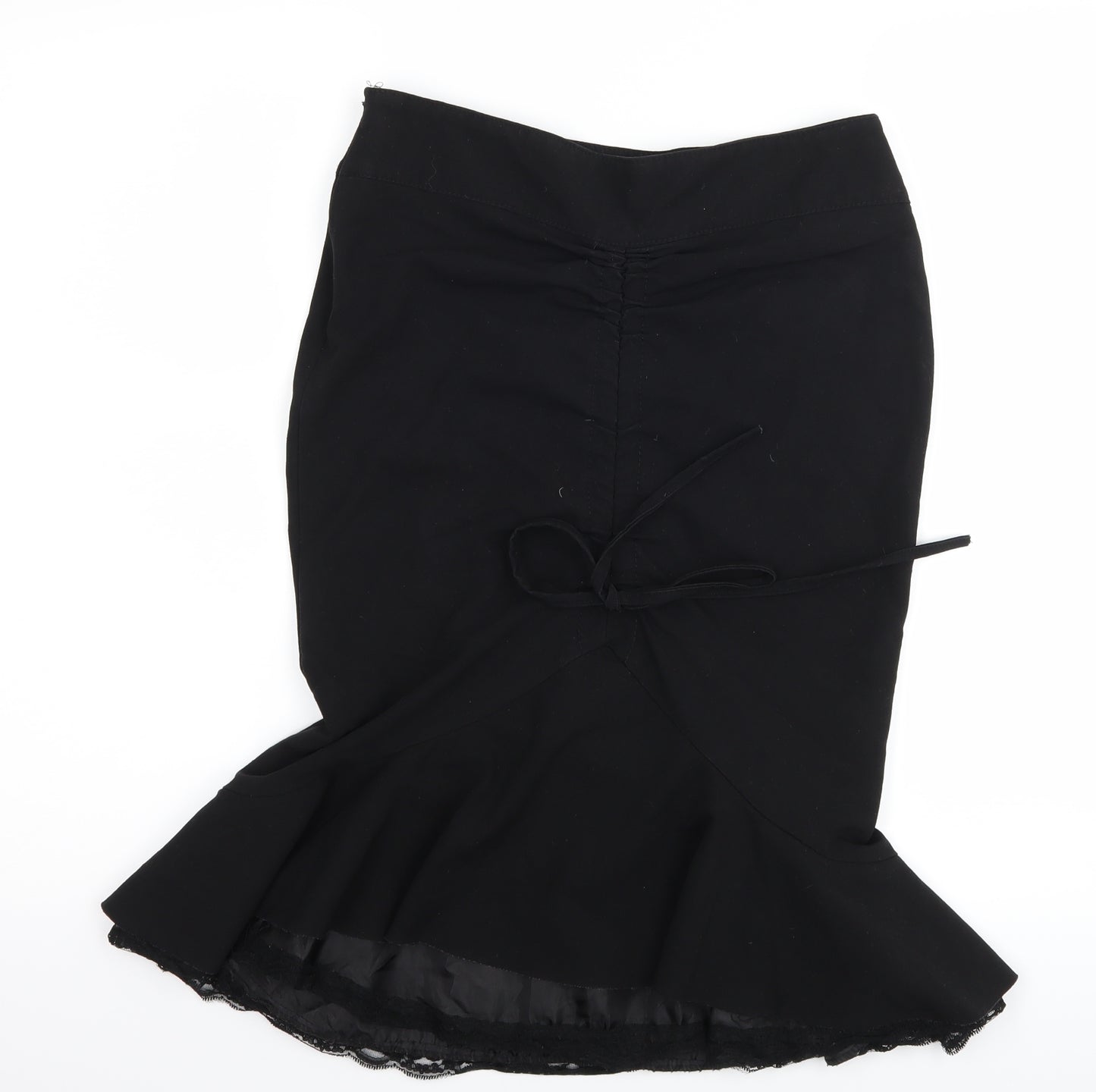 Ad Lib Womens Black   Tulip Skirt Size 8