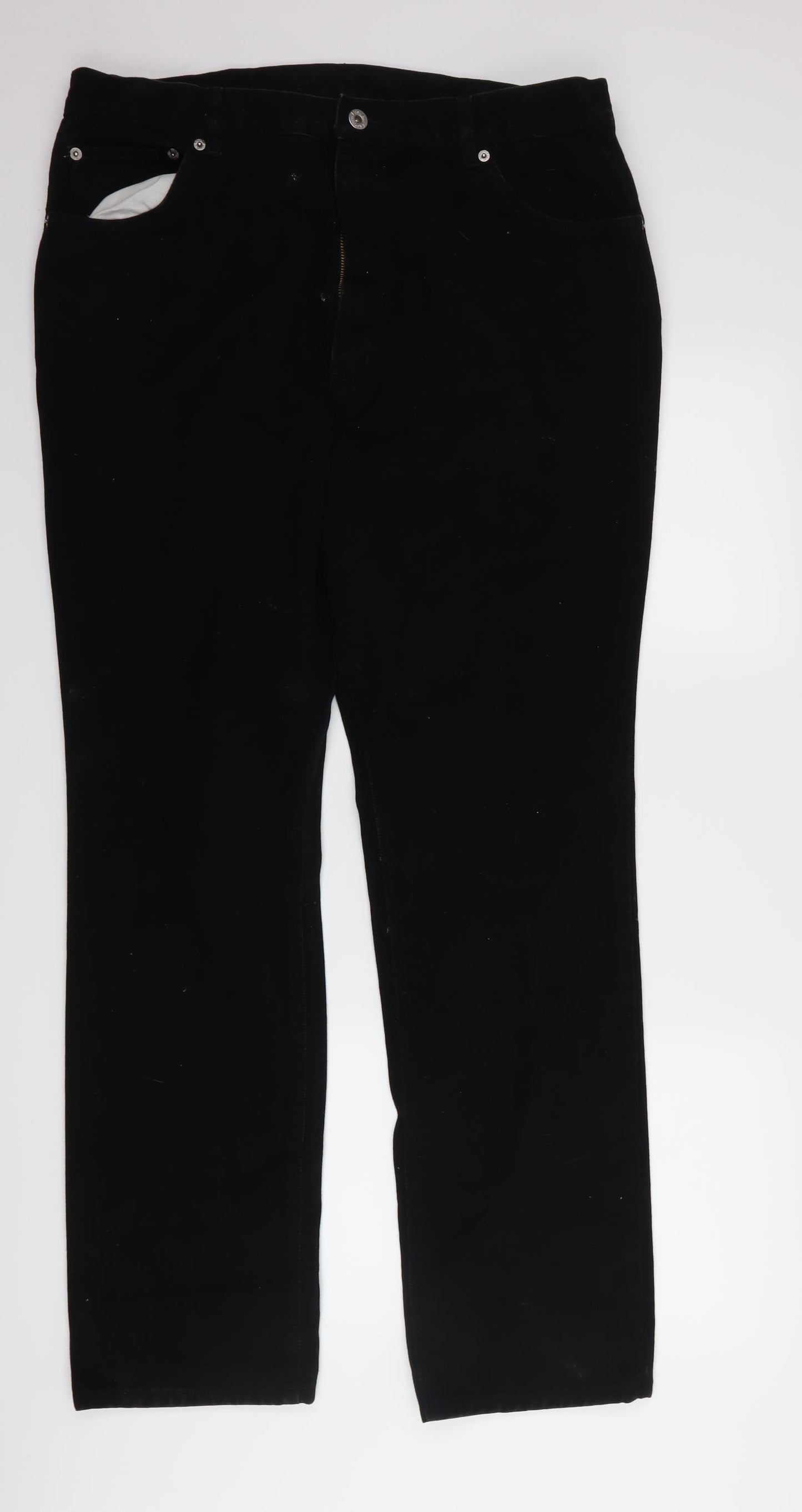 easy jeans Womens Black  Denim Straight Jeans Size 20 L32 in