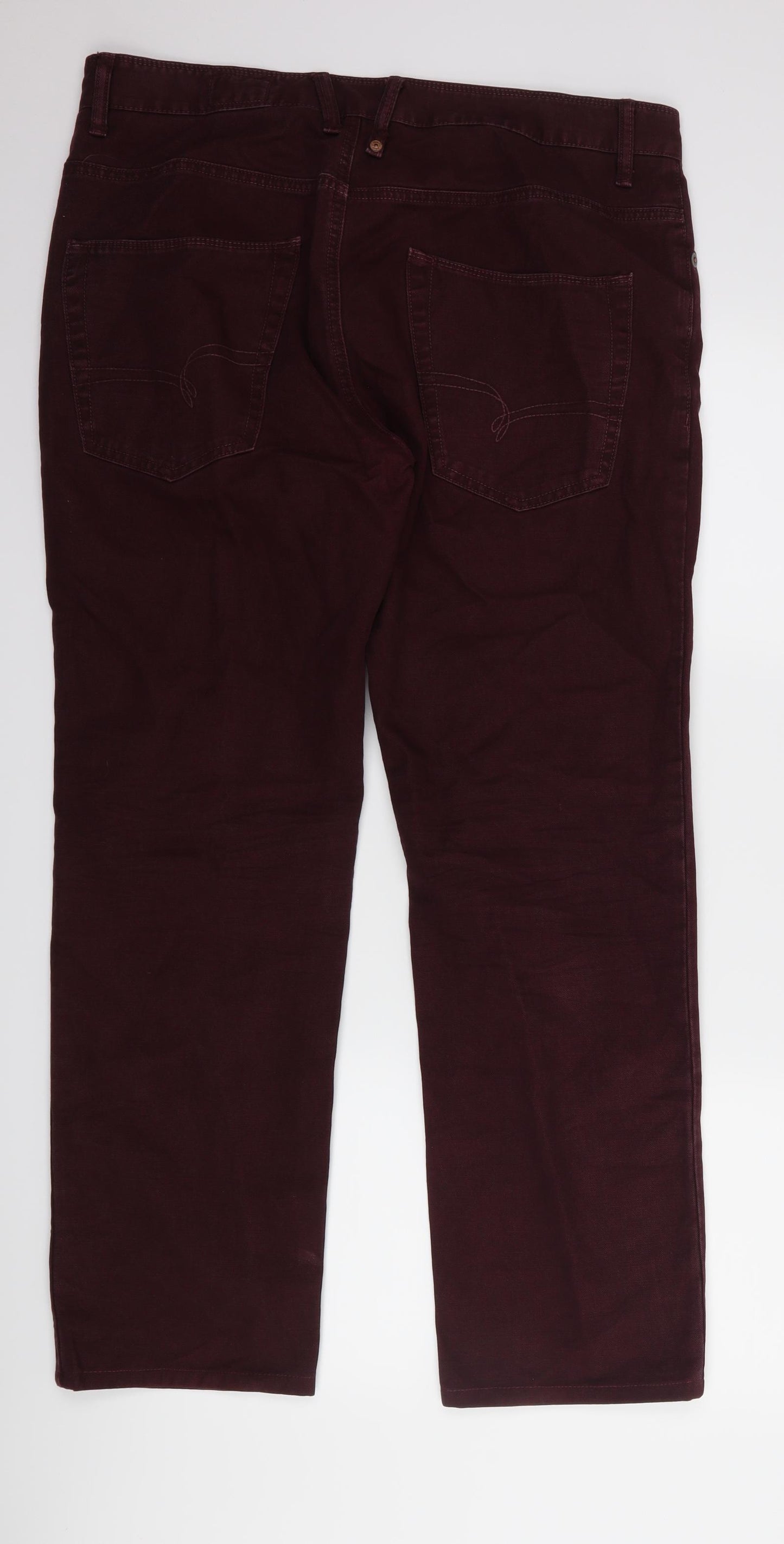 NEXT Mens Purple  Denim Straight Jeans Size 34 L29 in