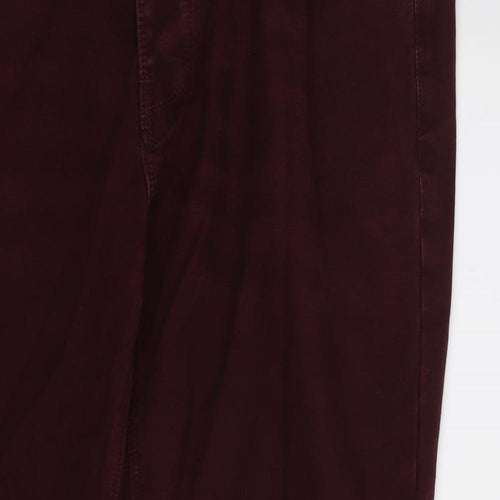 NEXT Mens Purple  Denim Straight Jeans Size 34 L29 in