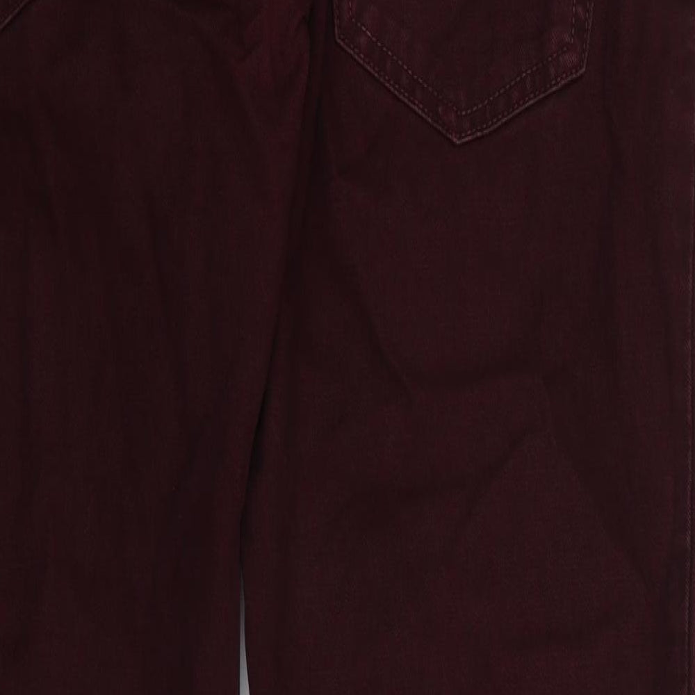 NEXT Mens Purple  Denim Straight Jeans Size 34 L29 in