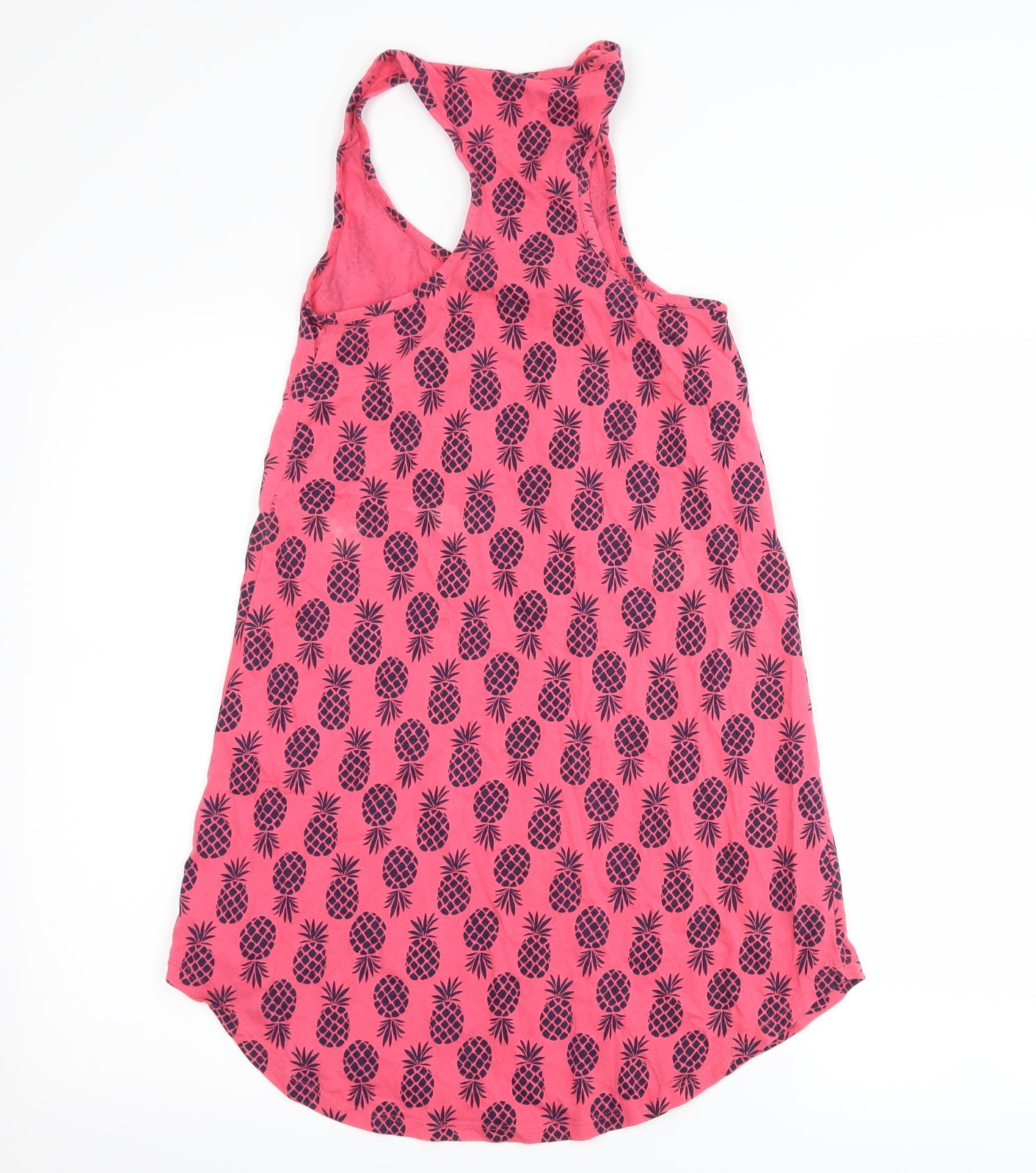 Very Womens Pink   Tank Dress  Size 8  - pineapple