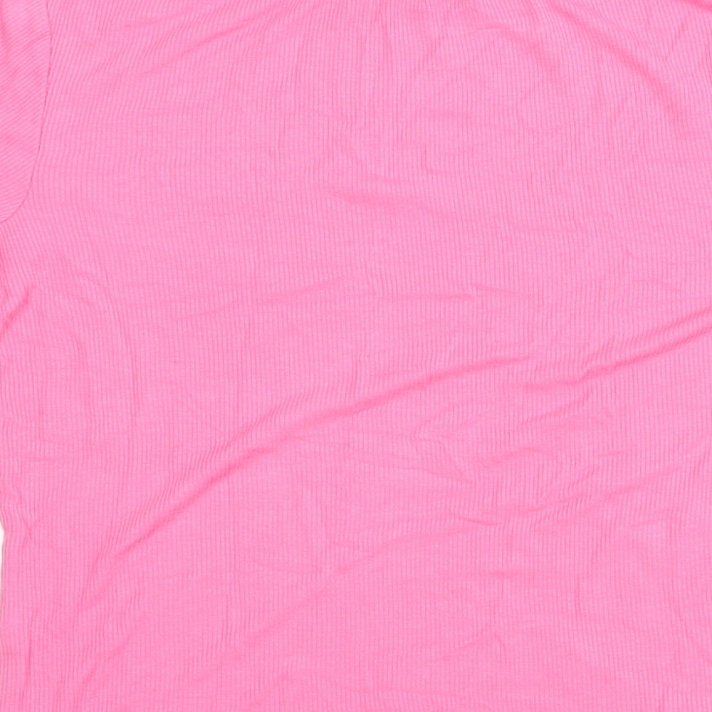 Zara Womens Pink   Basic T-Shirt Size L