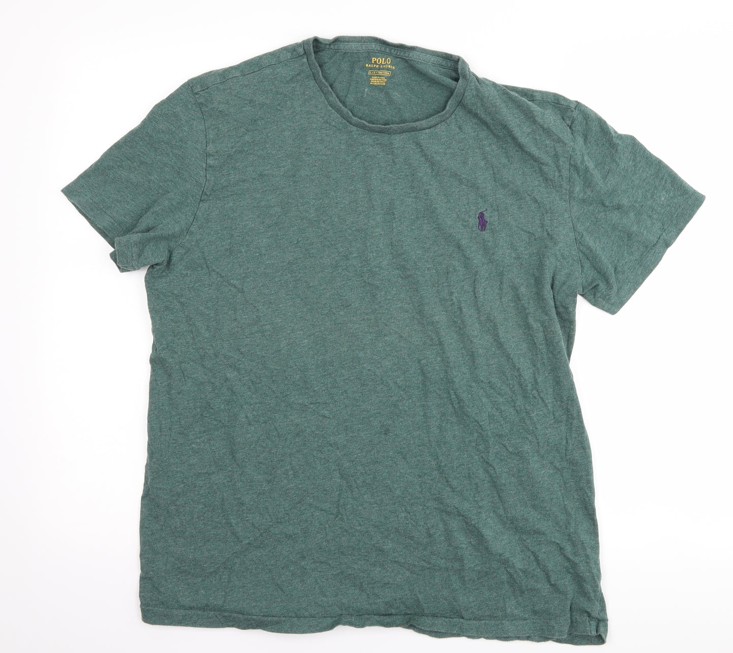 Ralph Lauren Mens Green    T-Shirt Size L