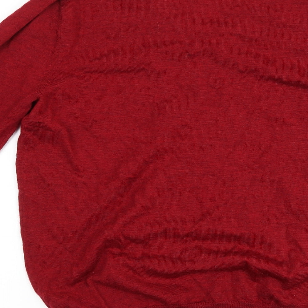 Ben Sherman Mens Red   Pullover Jumper Size S