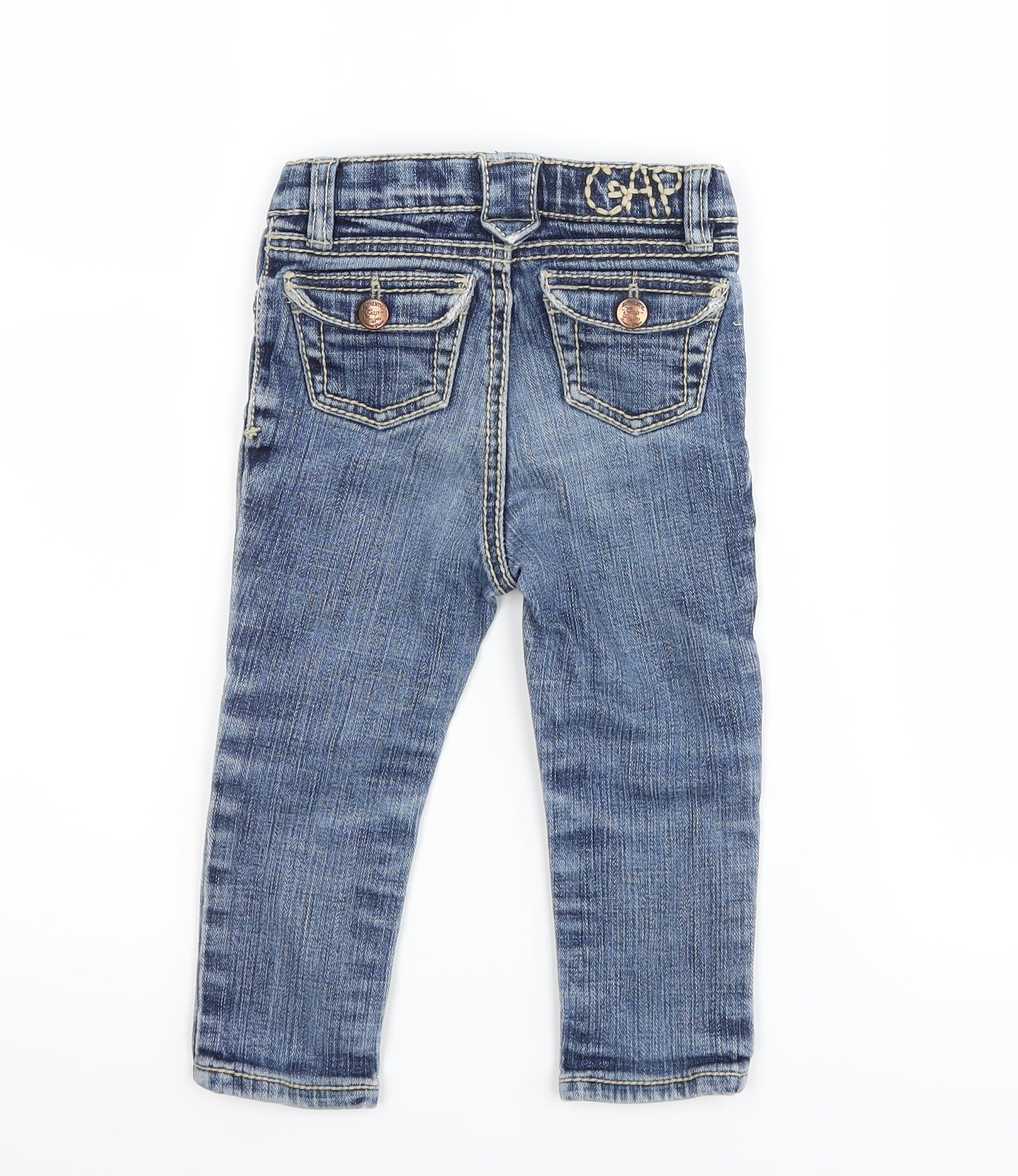 Gap Baby Blue  Denim Capri Jeans Size 18-24 Months