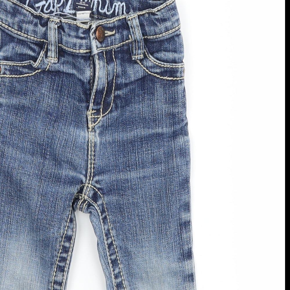 Gap Baby Blue  Denim Capri Jeans Size 18-24 Months