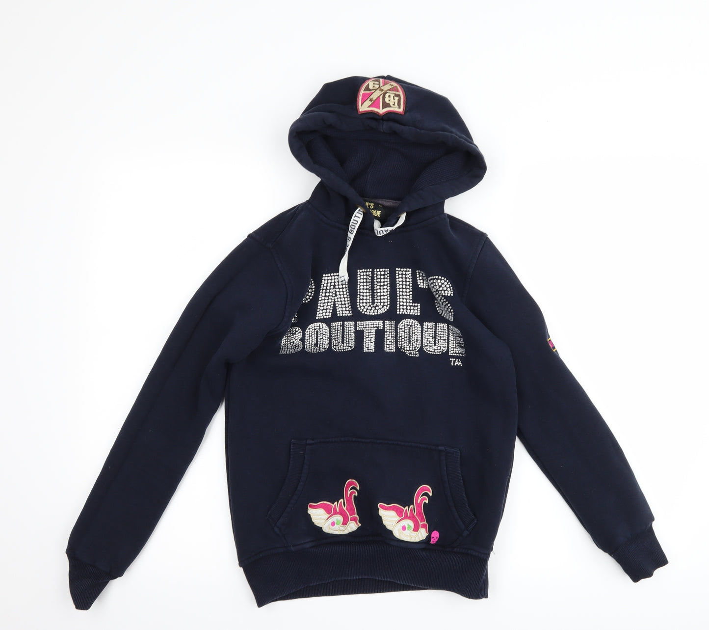 Pauls Boutique Girls Blue   Pullover Hoodie Size XL