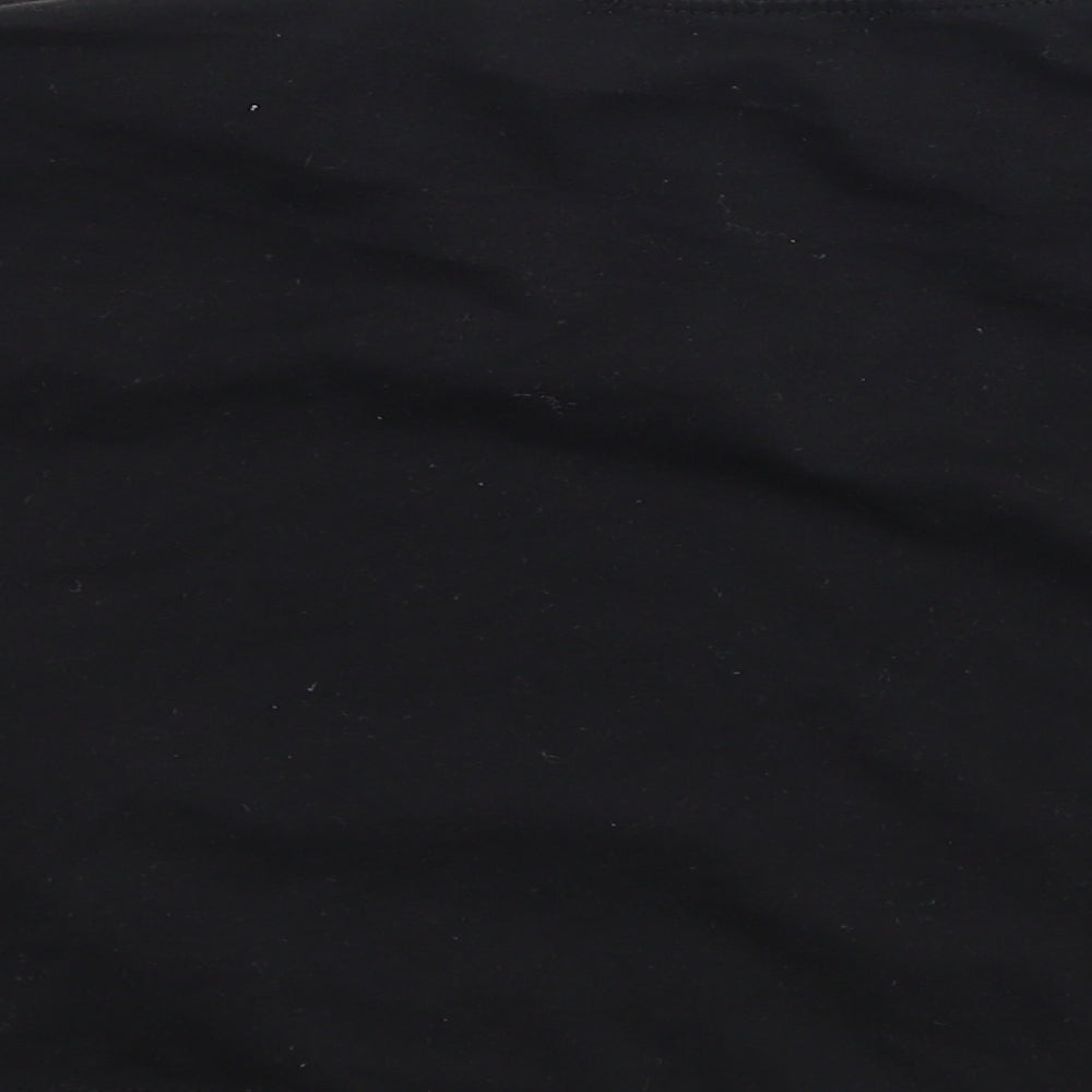 Misguided Womens Black   Cropped T-Shirt Size 6