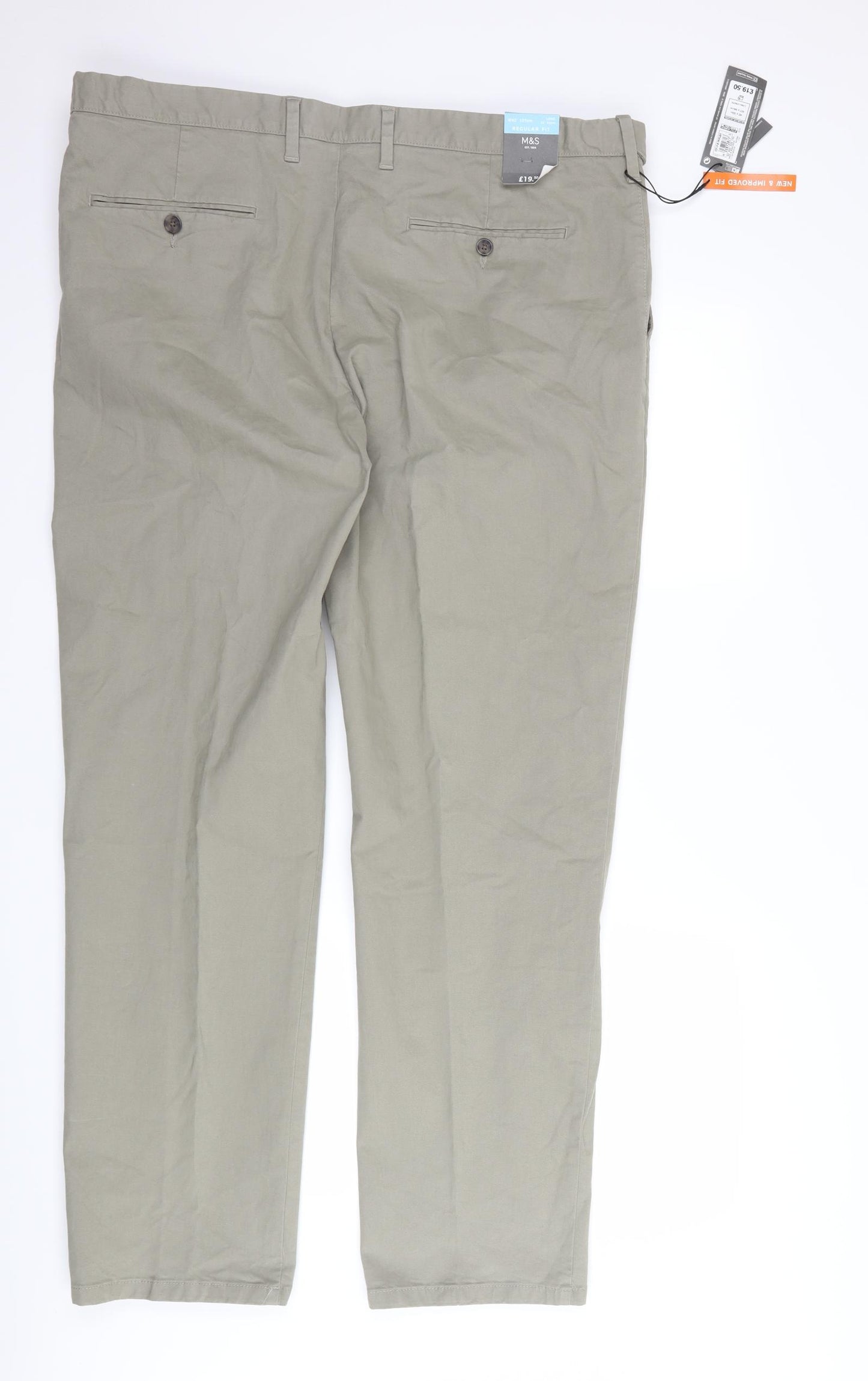 Marks and Spencer Mens Grey   Trousers  Size 42 L33 in