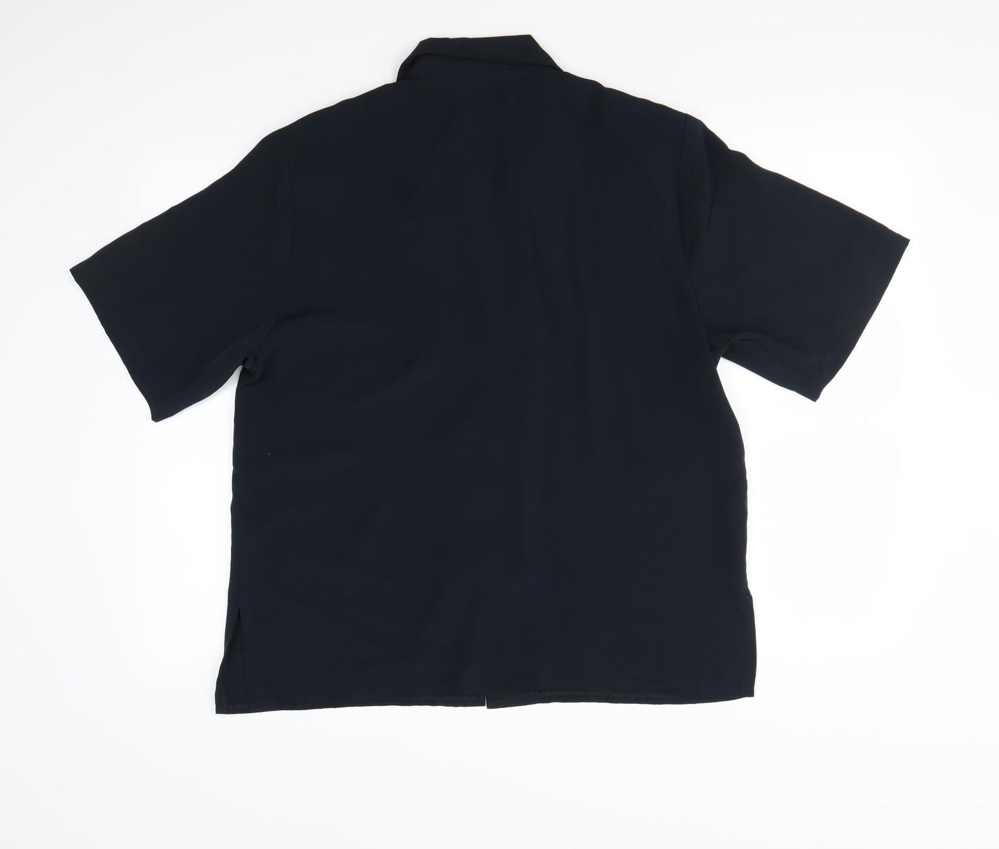 Franchesca Womens Black   Basic Button-Up Size 10