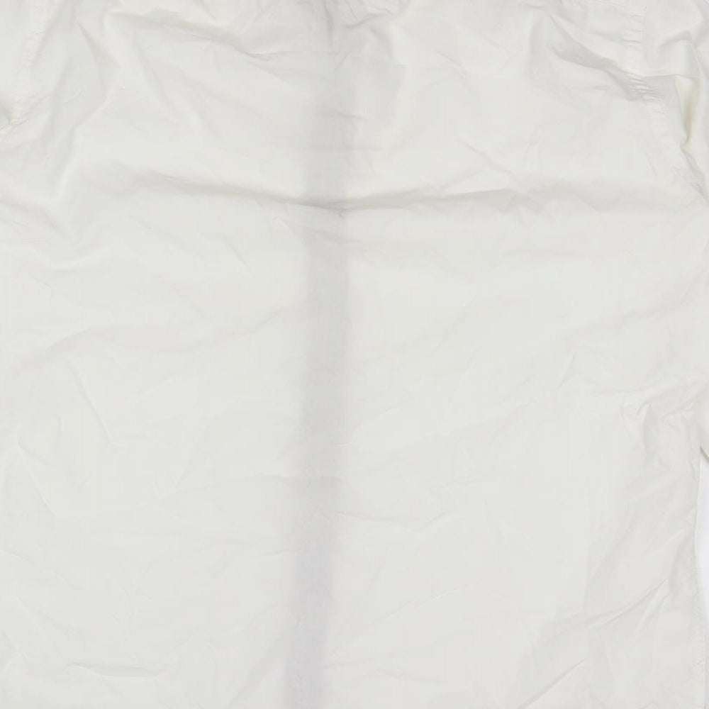 Givenchy Mens White    Button-Up Size M