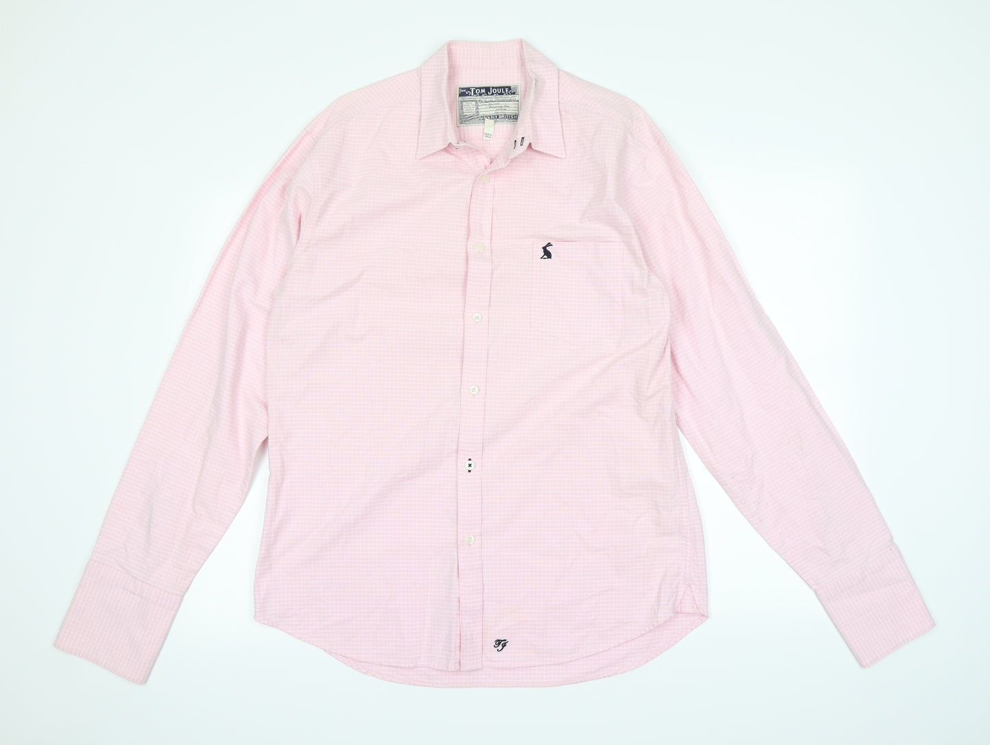 Tom Joule Mens Pink Pinstripe   Dress Shirt Size M