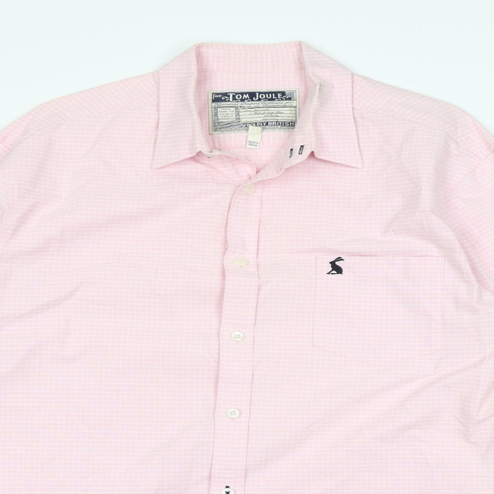 Tom Joule Mens Pink Pinstripe   Dress Shirt Size M