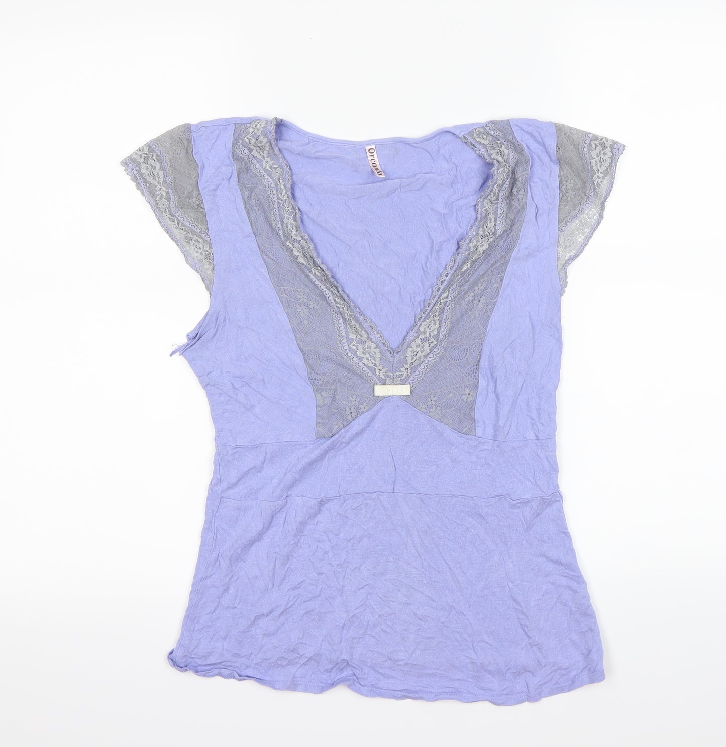 orcanta Womens Purple   Basic T-Shirt Size M