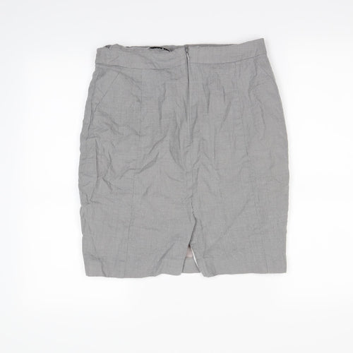 Reiss Womens Grey   Mini Skirt Size 12