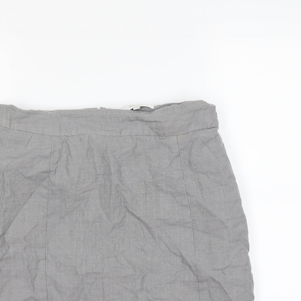 Reiss Womens Grey   Mini Skirt Size 12
