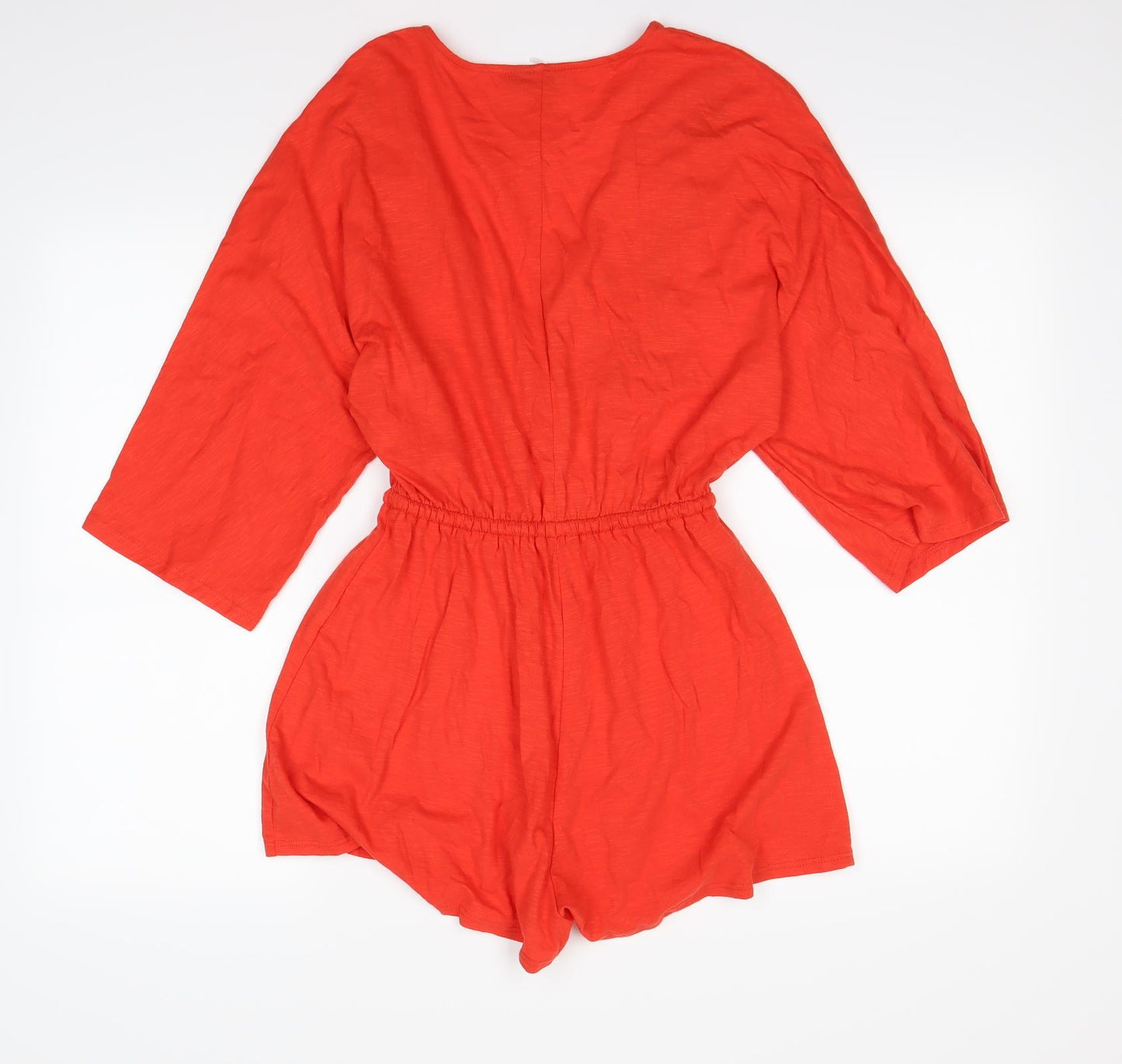 Topshop Womens Orange   Playsuit One-Piece Size 8