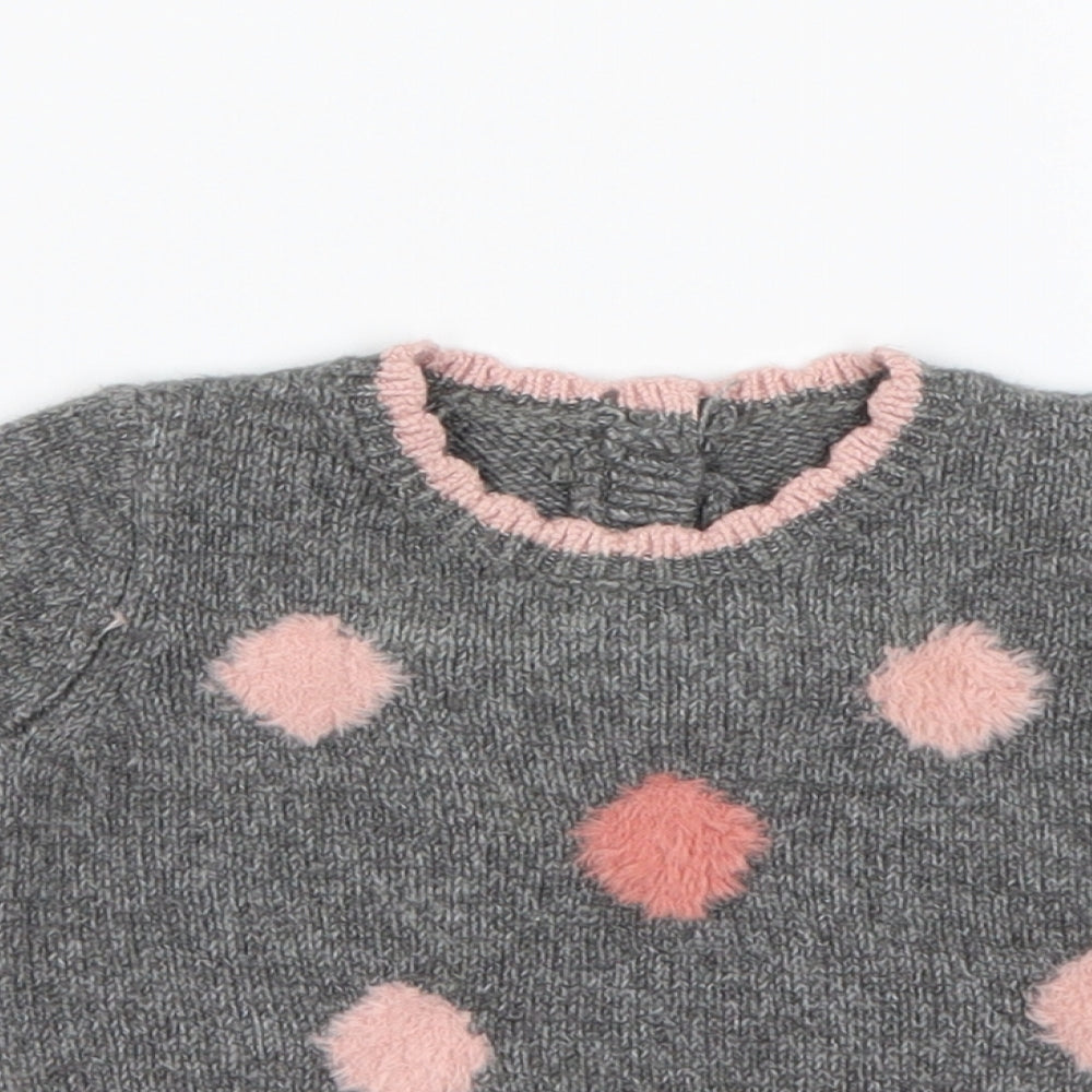Preworn  Grey   Pullover Jumper One Size