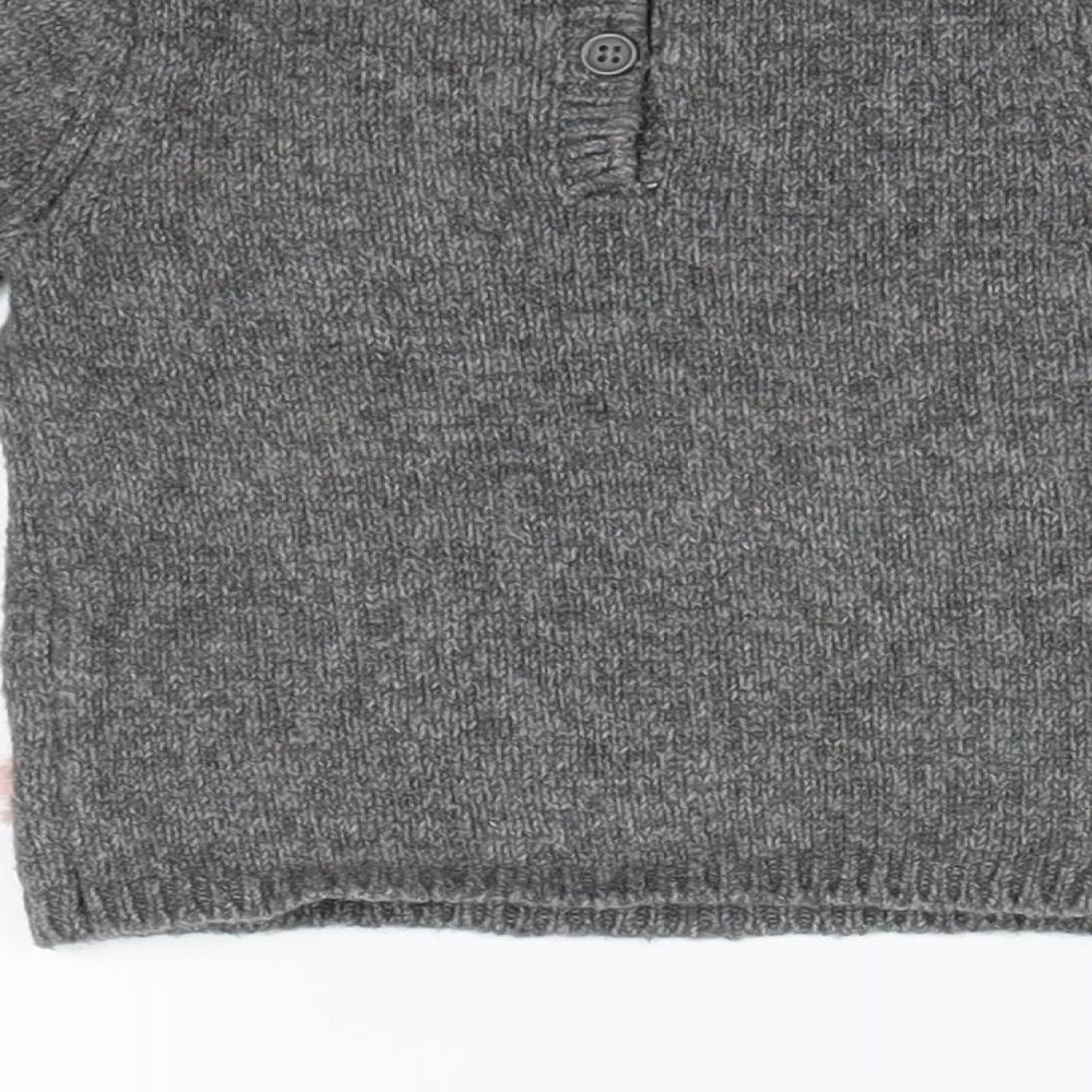 Preworn  Grey   Pullover Jumper One Size