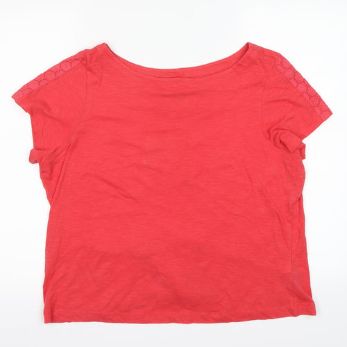 Mistral Womens Red   Basic T-Shirt Size 18