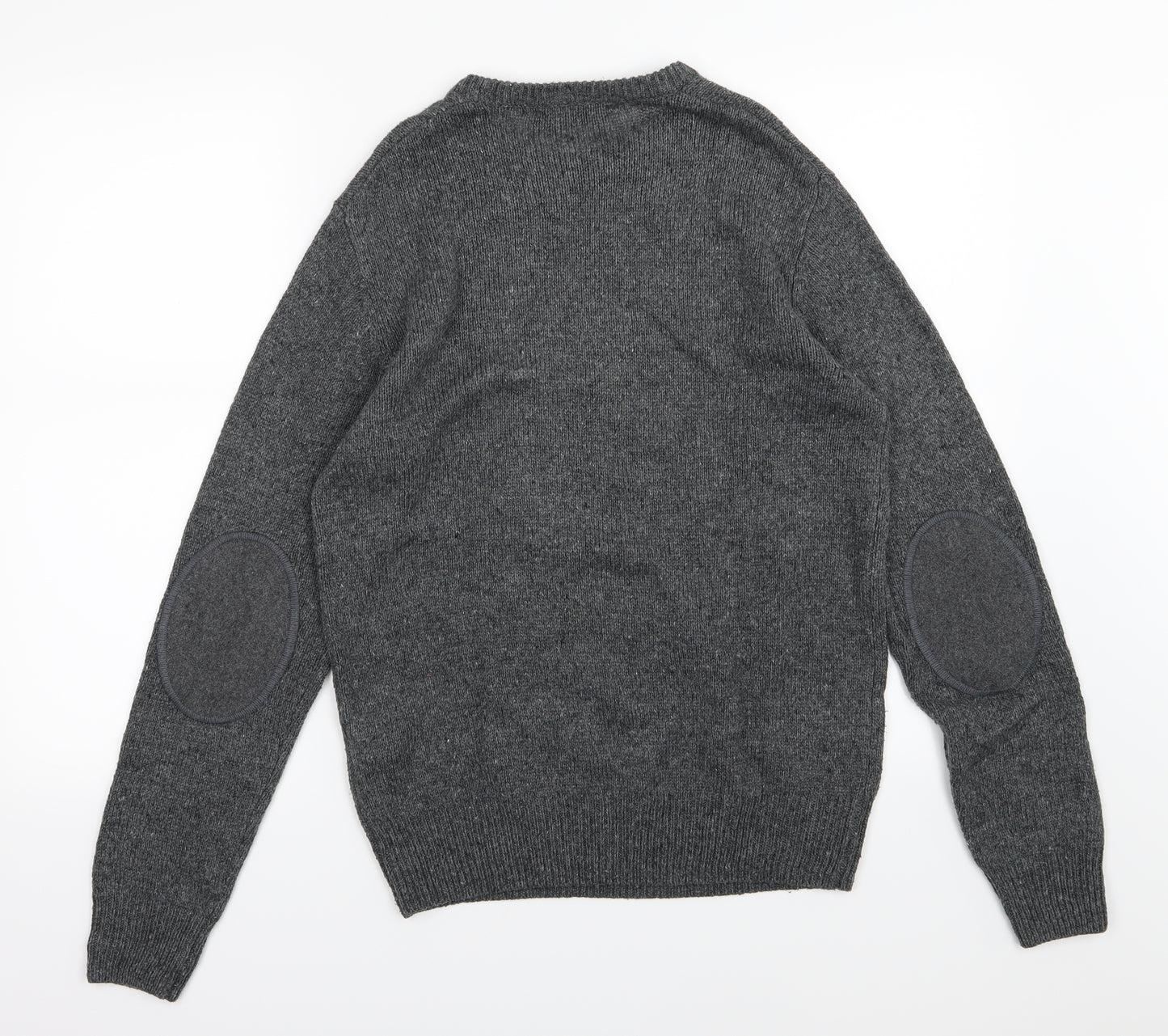 Cedar Wood State Mens Grey  Knit Pullover Jumper Size S